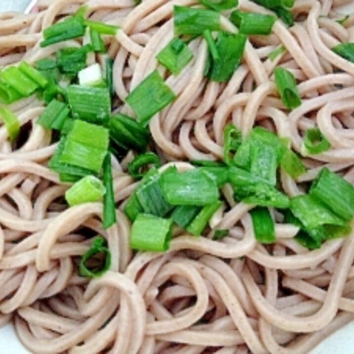 手抜きぶっかけお蕎麦